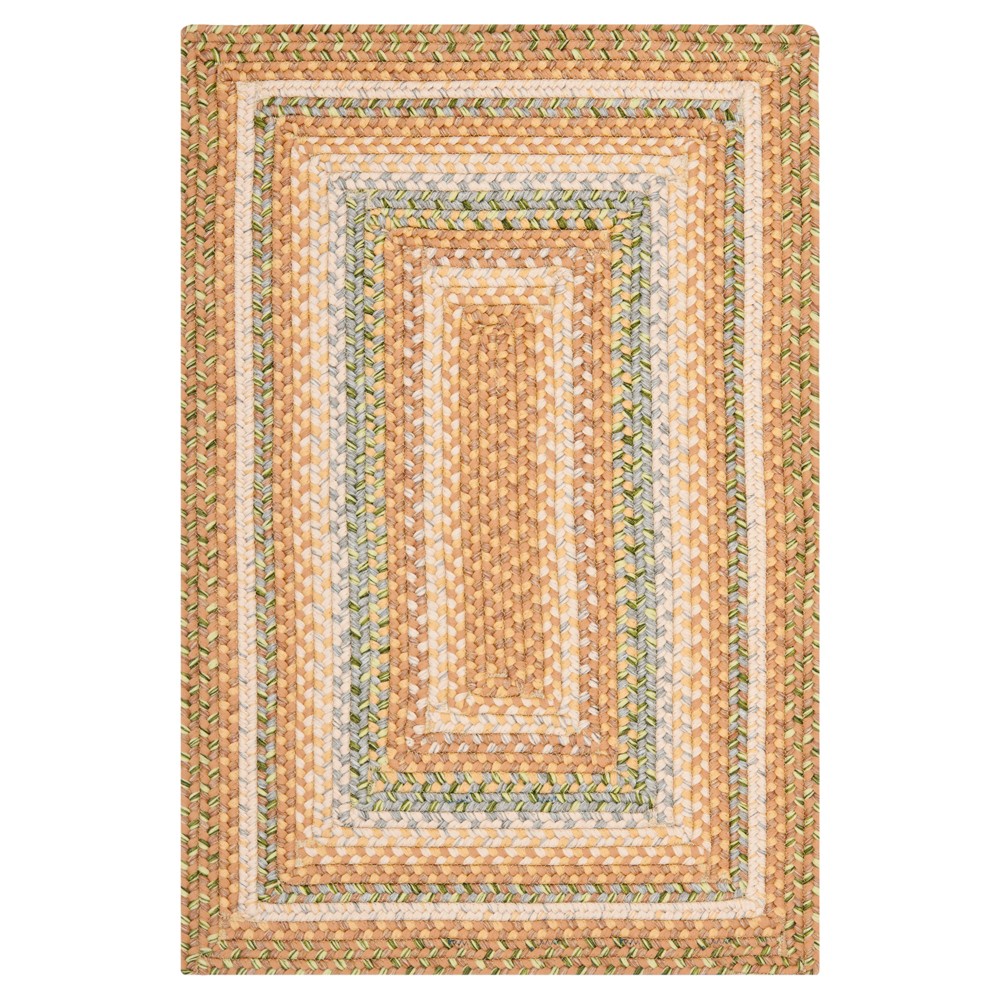 4'x6' Geometric Area Rug Tan - Safavieh