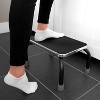 DMI Foot Stool for High Beds, Elderly Daily Living Stool, 300 Pound Weight Capacity, Non-Slip Textured Grip, Safe Stool for Seniors, Portable, Black - 2 of 4