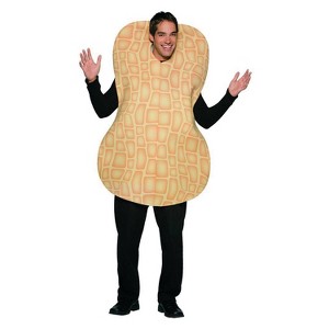 Imposta Costumes Adult Peanut Costume Bodysuit Brown One Size - 1 of 1