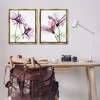 Stupell Industries Purple Flower Bloom Design 2pc Floating Frame Art Set - 2 of 4