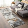 Indoor Modern Abstract Non Slip Area Rugs, Washable Low Pile Contemporary Floor Carpet for Home Office - 3 of 4
