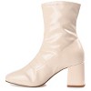 Journee Collection Womens Reice Square Toe Block Heel Ankle Booties - 2 of 4