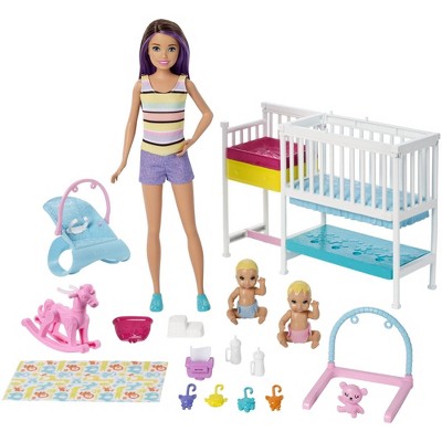 barbie babysitter playset