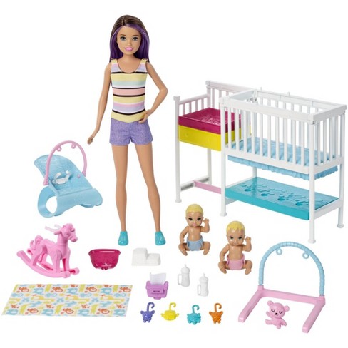 Barbie Skipper Babysitters Inc Nap N Nurture Nursery Dolls And