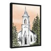 Creative Products Painterly Church I 21.73 x 31.73 Black Framed Canvas - 2 of 4