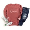 Simply Sage Market I Wasn't Made For Winter With Border Garment Dyed Sweatshirt - 3 of 4