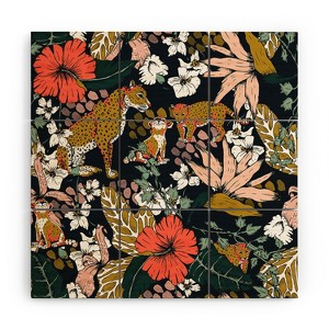 Marta Barragan Camarasa Animal print dark jungle Wood Wall Mural - Society6 - 1 of 2