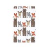 Hudson Baby Infant Boy Cotton Flannel Burp Cloths, Wild Forest 10-Pack, One Size - 3 of 4