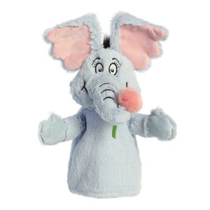 Aurora Large Horton Hand Puppet Dr. Seuss Whimsical Stuffed Animal Blue 13" - 1 of 4