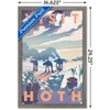 Trends International Star Wars: Hoth - Visit Hoth Framed Wall Poster Prints - 3 of 4