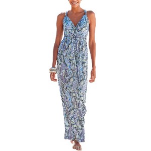 Women's Paisley Print Maxi Dress - LASCANA - 1 of 4