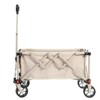 BEAFUP Folding Wagon Cart with All Terrain Wheels & Adjustable Handle,360° Smooth Mobility,Foldable Design for Camping,Shopping,Sports,Outdoor - 2 of 4