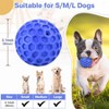 Itopfox Indestructible Squeaky Dog Ball, Anxiety Relief, Teeth Cleaning, Interactive Chew Toy for Aggressive Chewers, Large Breeds, Waterproof - 2 of 4