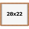 PosterPalooza | Classic Brown Picture Frame - UV Acrylic, Backing Board, Hanging Hardware Included - 2 of 4