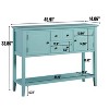 NicBex Modern Sideboard Buffet Cabinet with Adjustable Shelves Large Buffet Storage Cabinet with 2 Drawers for Kitchen,Living Room - 3 of 4