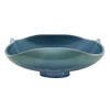 Uttermost Blue Lagoon Outdoor Bowl with Organic Wavy Edges Glossy and Blue Green Finish - 2 of 4