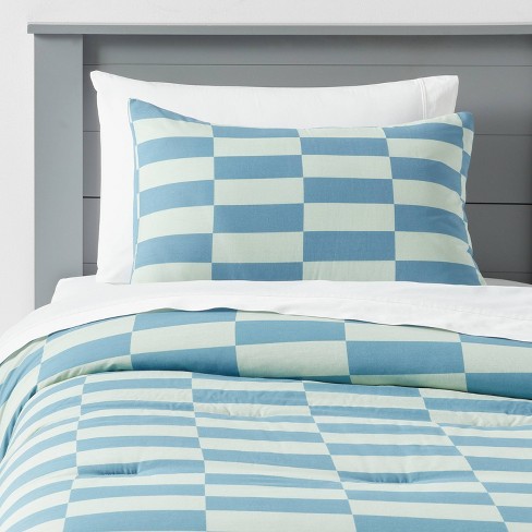 Blue and store white comforter target