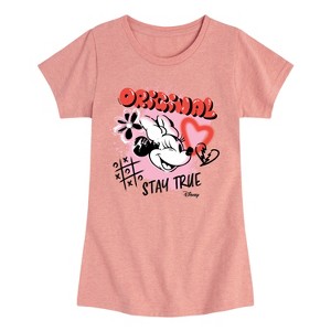 Girls' - Disney - Minnie Mouse Original Stay True Fitted Short Sleeve Graphic T-Shirt - 1 of 4