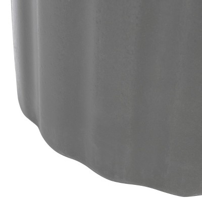 Vesta Dark Grey Concrete Indoor/Outdoor Accent Table