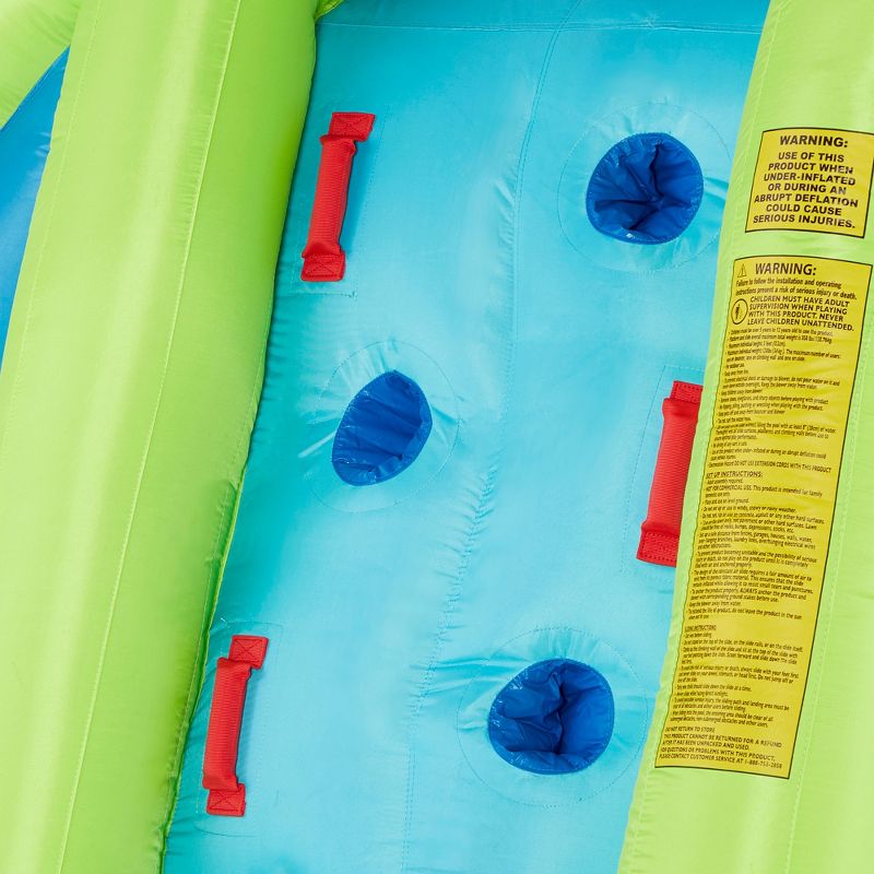 Kahuna Mega Blast Inflatable PVC Backyard Kids Pool and Slide Water Park with 3 Water Cannons, Splash Pool, Double Wide Slide, and Climbing Wall, 5 of 7