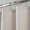 RT Designer Collection Bento Waffle Jacquarduard Shower Curtain 70" x 72" Taupe - 3 of 4