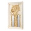 VYNXARIA 20.1*2*29.9" Mid-Century Modern Wall Mirror with Gold Leaf Details, Set of 2 - 4 of 4
