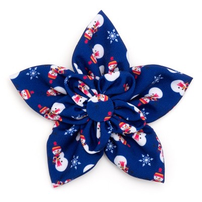 The Worthy Dog Snowman Flower Accessory