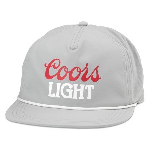 Adult Coors Light Logo Grey Colorway Adjustable Rope Hat - 1 of 4