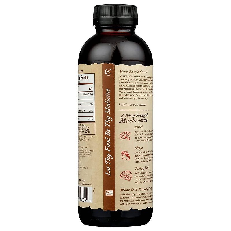 GT&#39;s Alive Root Beer Ancient Mushroom Elixir - 16 fl oz, 2 of 6