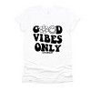 Simply Sage Market S.W.Smiley Good Vibes Only Smiley Face Short Sleeve Tee - 2 of 4