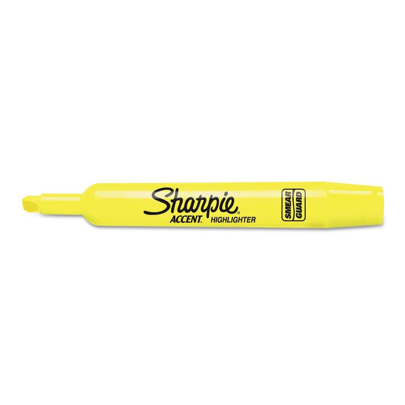 Sharpie Accent Tank Style Highlighter Chisel Tip Fluorescent Yellow 36/Box 1920938, 1 of 9