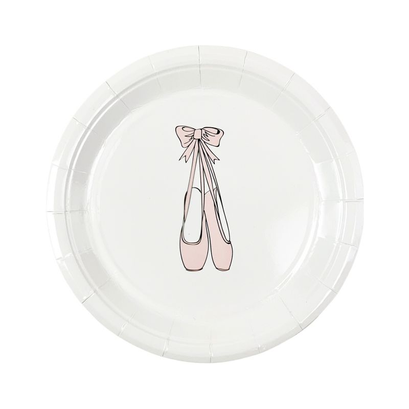 Anna + Pookie 7" Ballerina Paper Party Plates 8 Ct., 1 of 4