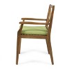 Sapphtopaz Wood Outdoor Dining Chairs Set of 2 Patio Chairs All Weather Use for Poolside, Garden, Backyard - 2 of 4