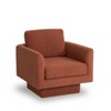 NixBex Modern Swivel Accent Chair with 360 Degrees Armchair Thick Padded Single Sofa Chair Upholstered Comfy Barrel Chair - 3 of 4