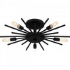 Quoizel Lighting 5 - Light Semi-Flush Mount in  Matte Black - 3 of 4