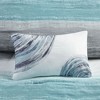 Stylish Stripe Cotton Comforter Set, All Season Home Textile fits Modern Bedroom Decor - 2 of 4