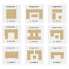 30'' Vintage Modular Sectional Sofa, Convertible Multiple Combination Sofa Couch with Storage Beige - 4 of 4
