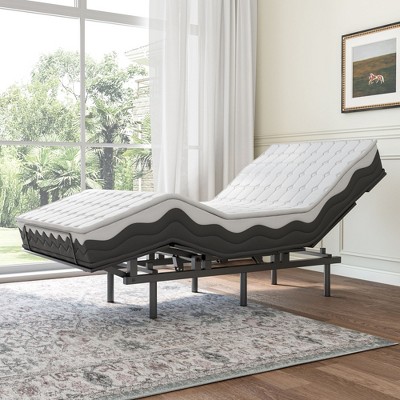 Acekool Twin Adjustable Bed Frame with Wireless Remote, Memory Function, Zero Gravity & Quiet Motor