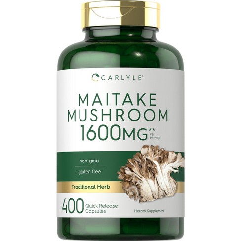 Carlyle Maitake Mushroom 1600mg | 400 Capsules : Target