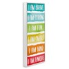Stupell Industries Fun Inspirational Rainbow Phrases, 10" x 24" - 3 of 4