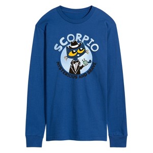 Men's - Pete the Cat - Scorpio Long Sleeve Graphic T-Shirt - 1 of 4