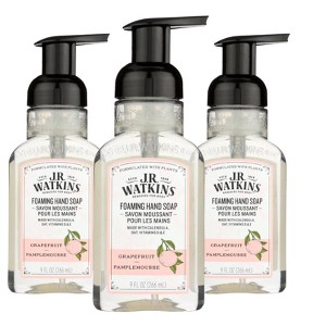 J.R. Watkins Grapefruit Foaming Hand Soap - Case of 3/9 fz - 1 of 4