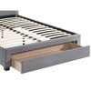 Twin Size Upholstered Storage Bed with Drawer for Bedroom - 4 of 4