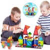 PICASSO-TILES 333PCS Magnetic Brick & Tile Combo Set with Action Figures, STEM Building Blocks, Educational Montessori Toy for Preschool Toddlers Kids - 2 of 4