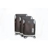 Letty Soft Shell Lightweight Expandable 360 Dual Spinning Wheels Combo Lock 28", 24", 20" 3 Piece Luggage Set - 3 of 4