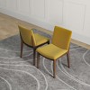 Christopher Knight Home Judy Modern Solid Wood Upholstered 20" W Dining Chair (Set of 2) - 4 of 4