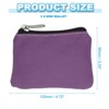 Unique Bargains Canvas Portable Change Coin Purse Pouch with Zipper 3 Pcs - 2 of 4