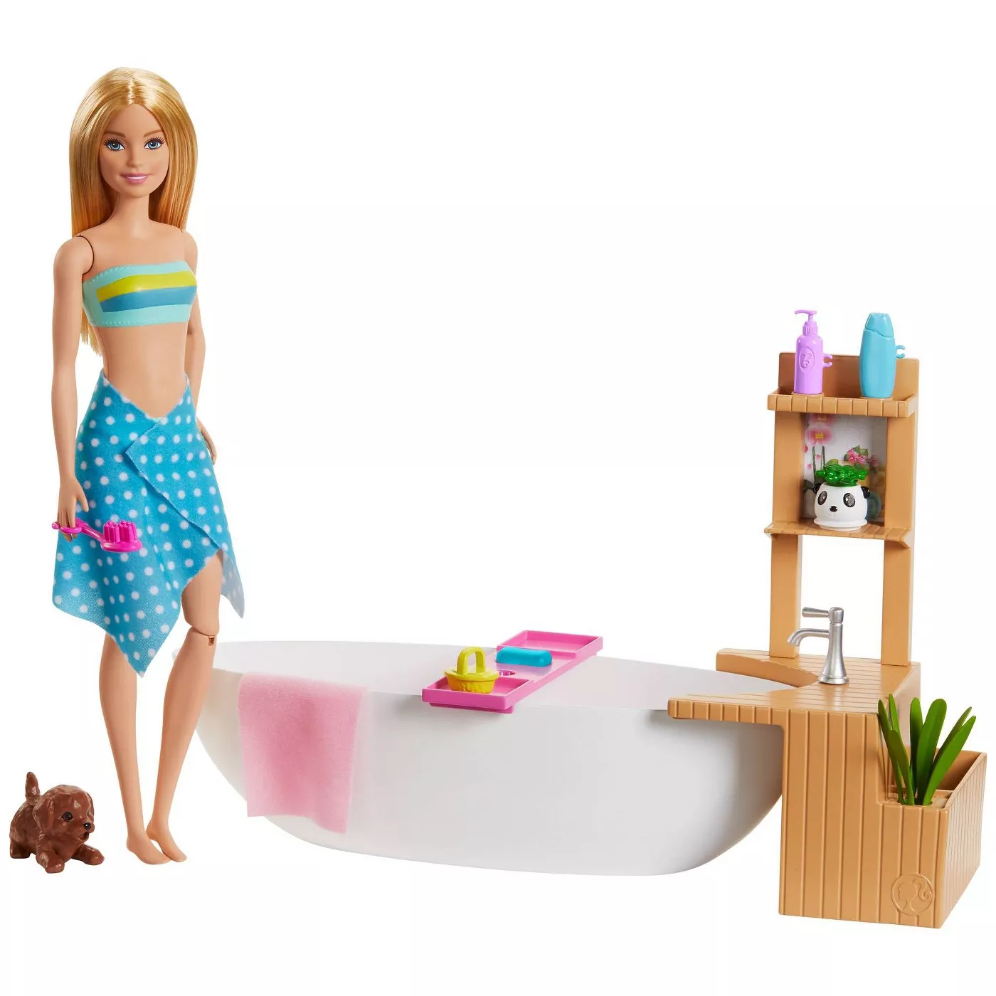 Barbie Fizzy Bath Playset with Doll - image 1 of 5