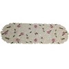 Jiallo Lilac Cottage Rose Embroidered Cutwork Rectangular Table Runner, 14 by 32 inch Table Linen Decor, Water Resistance, Machine Wash safe - 4 of 4
