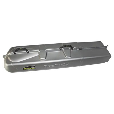 Sportube Protective Travel Case Skiing, Fishing, and Spearfishing Equipment w/ TSA Padlock and Nick Nack Pack, Platinum